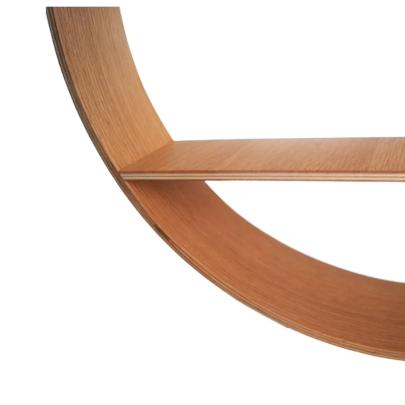Круглая настенная полка Maksim WoodShop MW03SHOAKSKHOR, цвет дуб Круглая настенная полка Maksim WoodShop MW03SHOAKSKHOR, цвет дуб
