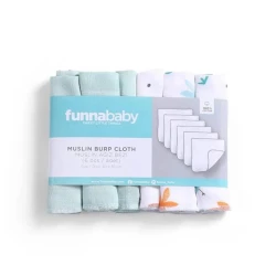 Salfet dəsti Funna baby Giraffe Blue, 30x30 sm, 6 əd