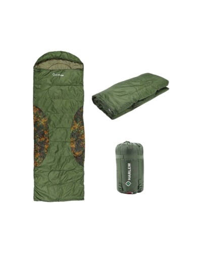 Yuxu kisəsi Harlem Camping, neylon, yaşıl, 220 sm x 75 sm, 1300 q