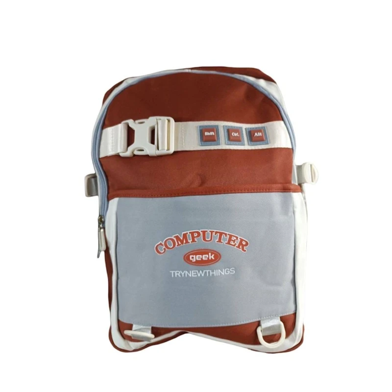 Məktəbli bel çantası M-104_S_1, neylon, qəhvəyi