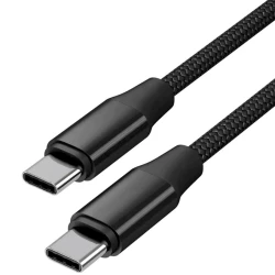 Кабель USB SM240716W-1 Type-C to Type-C Black