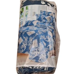 Dəst yastıq üzlər ilə Furkan 22, mələfə rezinli 200х200 sm, yastıq üzləri 50х70 sm, ikinəfərlik, rəngbərəng