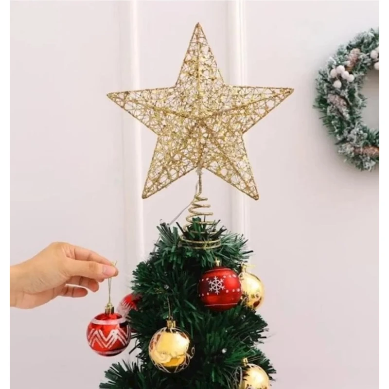 Наконечник-звезда UL20243, золотистый, 30 см Наконечник-звезда UL20243, золотистый, 30 см