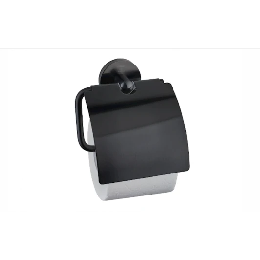 Держатель для туалетной бумаги Teka Alaior 17072020N2, с крышкой, черный