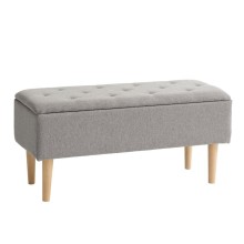Skamya JYSK Badsted 95x45x37 sm, polyester, boz