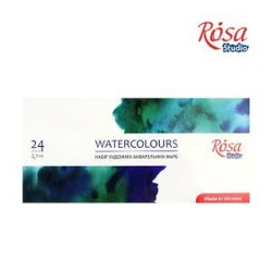 Набор акварельных красок Rosa Studio, 24 цвета, 2.5мл