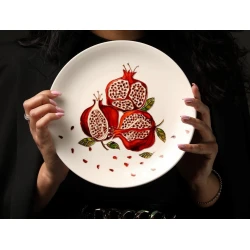 Boşqab Art by Ulviya Kakhramanova Narlar, 25 sm