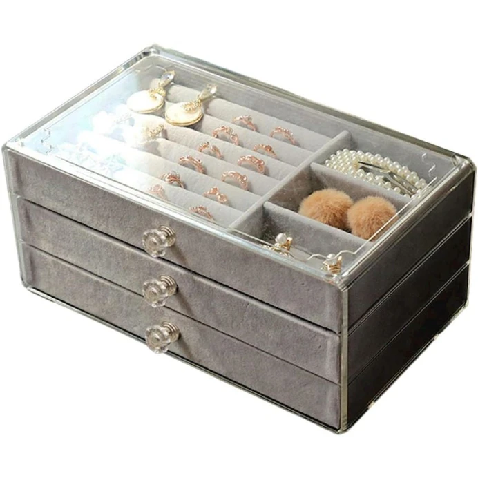 Siyirmələr ilə orqanayzer HomeStore_CH3OH, серый, 24x10.5x14 sm Siyirmələr ilə orqanayzer HomeStore_CH3OH, серый, 24x10.5x14 sm