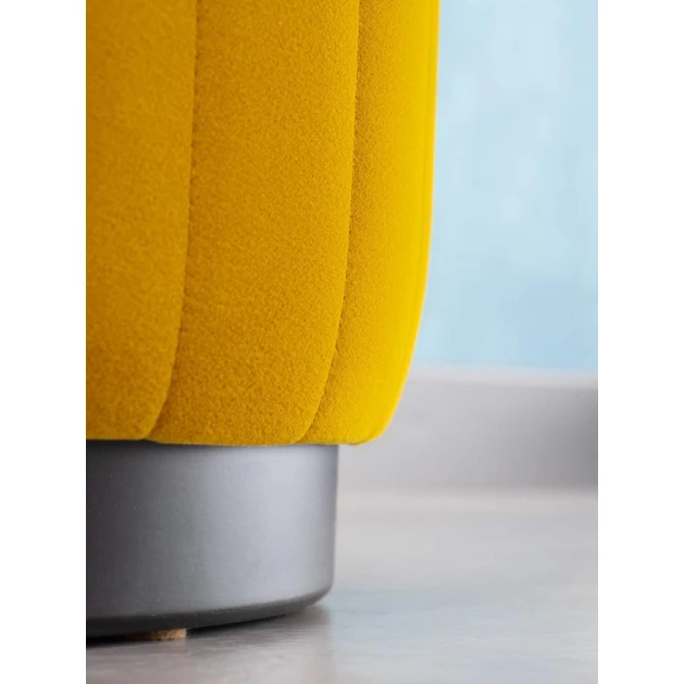 Пуфик 49, ткань, желтый, 40x35x35 см Пуфик 49, ткань, желтый, 40x35x35 см