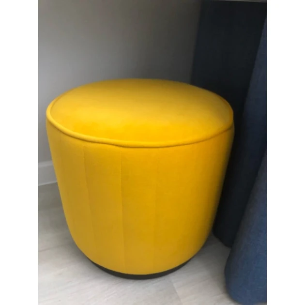 Пуфик 49, ткань, желтый, 40x35x35 см Пуфик 49, ткань, желтый, 40x35x35 см