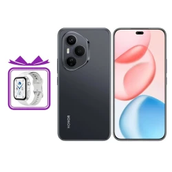 Smartfon Honor 400 Pro 12GB/256GB Midnight Black + Hədiyyə Honor Choice Watch 2i (KCH-WB01) White