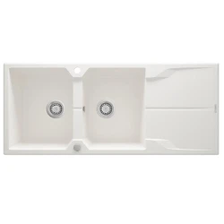 Кухонная мойка Deante Andante ZQN A213, 50x116 см,гранит, белый Кухонная мойка Deante Andante ZQN A213, 50x116 см,гранит, белый