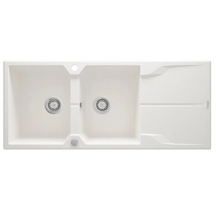 Кухонная мойка Deante Andante ZQN A213, 50x116 см,гранит, белый Кухонная мойка Deante Andante ZQN A213, 50x116 см,гранит, белый