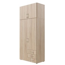 Шкаф Art Mebel Art-60-31, бежевый, ламинат, 210х60х50 см