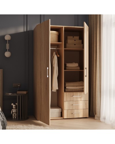 Шкаф Art Mebel Art-60-31, бежевый, ламинат, 210х60х50 см