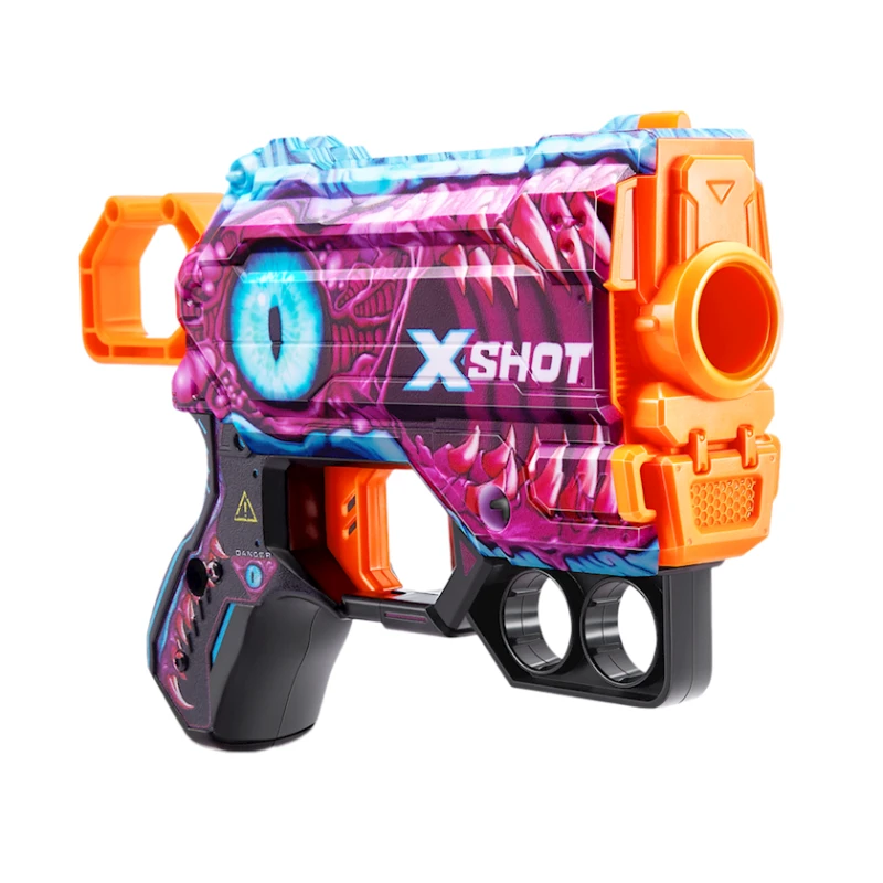 Бластер Zuru X-Shot Skins Menace Enigma, 8 дротиков, 8+, разноцветный