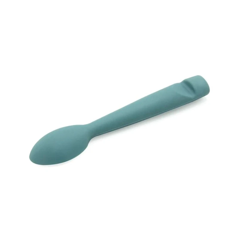 Ложка Babyjem, 12 см, силикон, 6+ мес, зеленая Ложка Babyjem, 12 см, силикон, 6+ мес, зеленая
