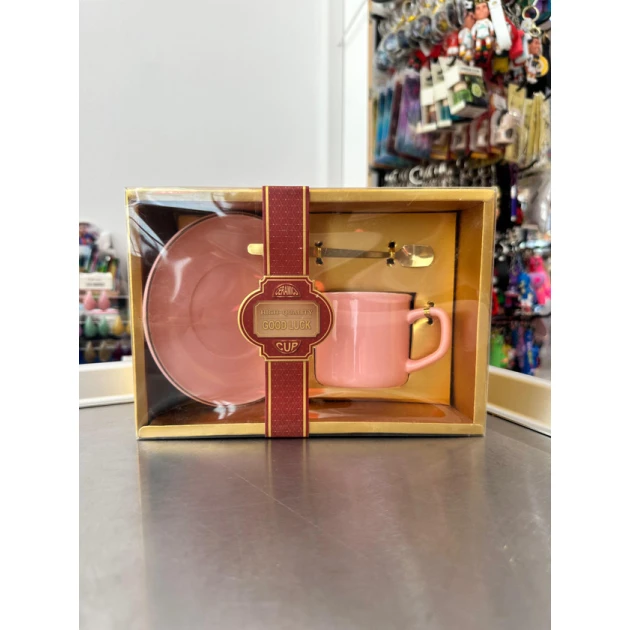 Чайный набор segvahome_209, розовый, 3 предмета Чайный набор segvahome_209, розовый, 3 предмета