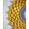 Dini tablosu Allahın 99 Adı Əsmaul-Husna, qızılı, 66 sm