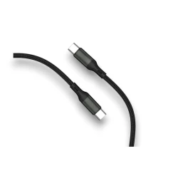 Kabel USB Estan 16Z-3 Type-C to Type-C, 1 m, qara