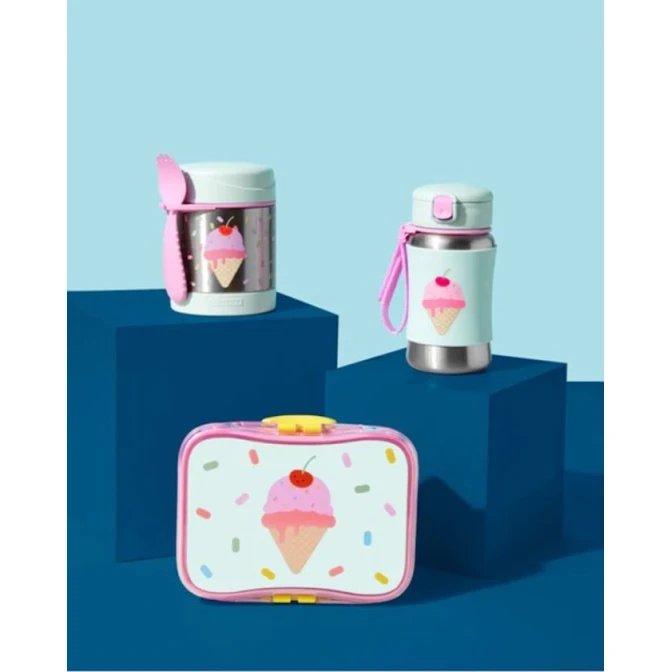 Yemək konteyneri Spark Style Dondurma, çəhrayı, 3+ yaş