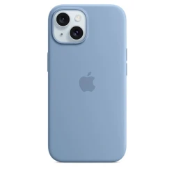 Чехол Apple Silicone Case with MagSafe A3123 для iPhone 15 Winter Blue (MT0Y3ZM/A)