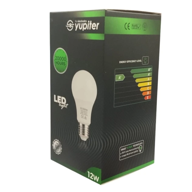 Светодиодная лампа Yupiter 7 Вт желтая 3000к