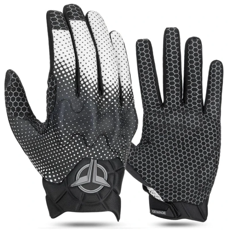 Велоперчатки Gewage GY-1101, размер M/L, черный/белый Велоперчатки Gewage GY-1101, размер M/L, черный/белый