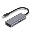 USB хаб Porodo PD-41CHB-GY 4 in 1 100W Grey USB хаб Porodo PD-41CHB-GY 4 in 1 100W Grey