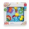 Набор погремушек Addo Little Lot Baby's First Rattle Set, 6 шт, разноцветный