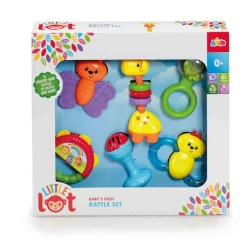 Набор погремушек Addo Little Lot Baby's First Rattle Set, 6 шт, разноцветный