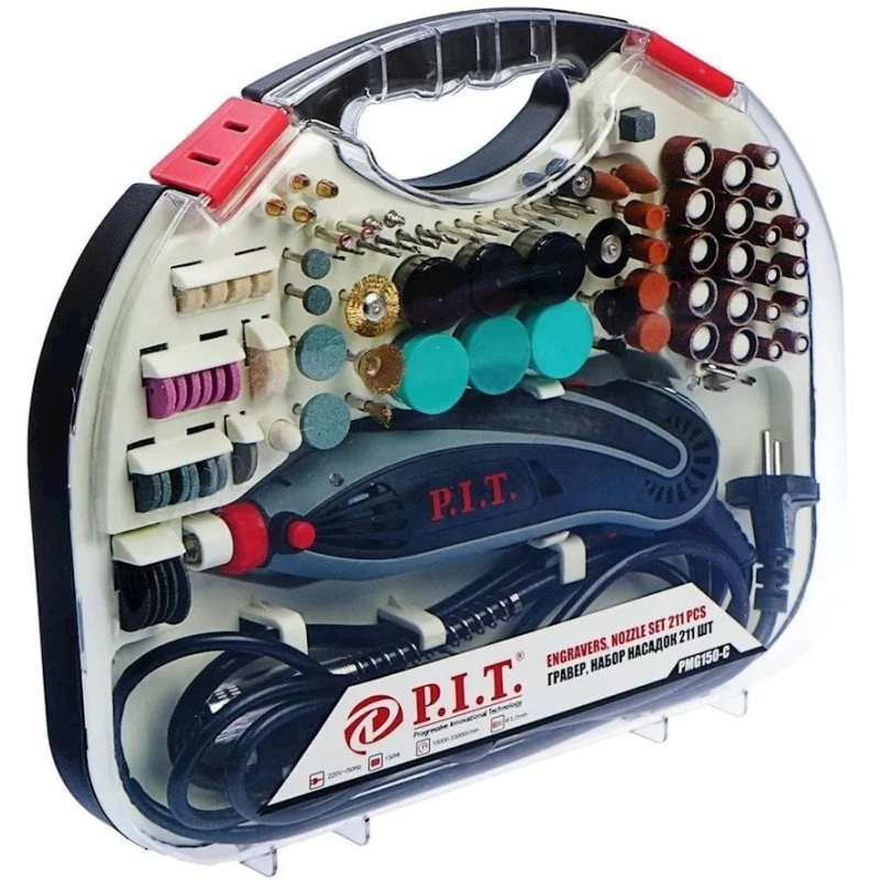 Гравер P.I.T. PMG150-C, 211 шт Гравер P.I.T. PMG150-C, 211 шт