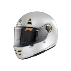Мотошлем MT Helmets Jarama Solid A0 Gloss Pearl White M