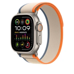 Ремешок Apple Orange/Beige Trail Loop для Apple Watch 49mm - S/M (MT5W3ZM/A)