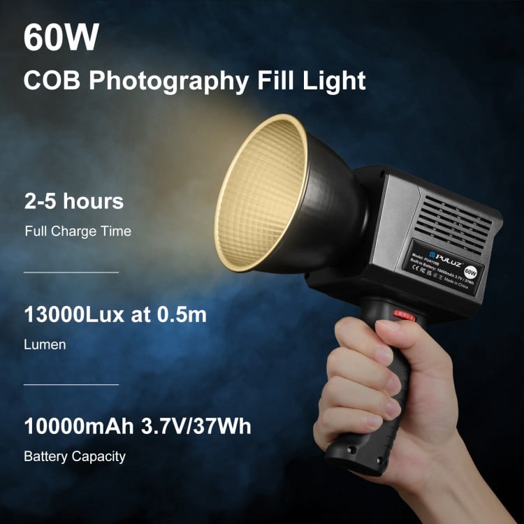 Студийный свет Puluz Studio Video Light 2500K-6500K Dual Color Temperature Professional Photography Fill Light Black Студийный свет Puluz Studio Video Light 2500K-6500K Dual Color Temperature Professional Photography Fill Light Black