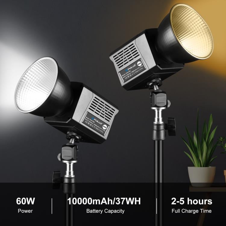 Студийный свет Puluz Studio Video Light 2500K-6500K Dual Color Temperature Professional Photography Fill Light Black Студийный свет Puluz Studio Video Light 2500K-6500K Dual Color Temperature Professional Photography Fill Light Black