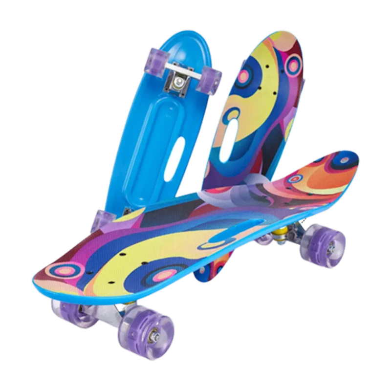 Скейтборд 889, разноцветный