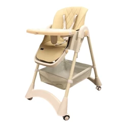 Uşaqlar üçün yedizdirmə oturacağı Burbay TB-2824Y, sarı, 82x38x27 sm, 4 ay+