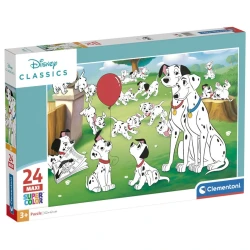 Пазл Clementoni Disney 101 Dalmatian, 3+ лет, 24 деталей