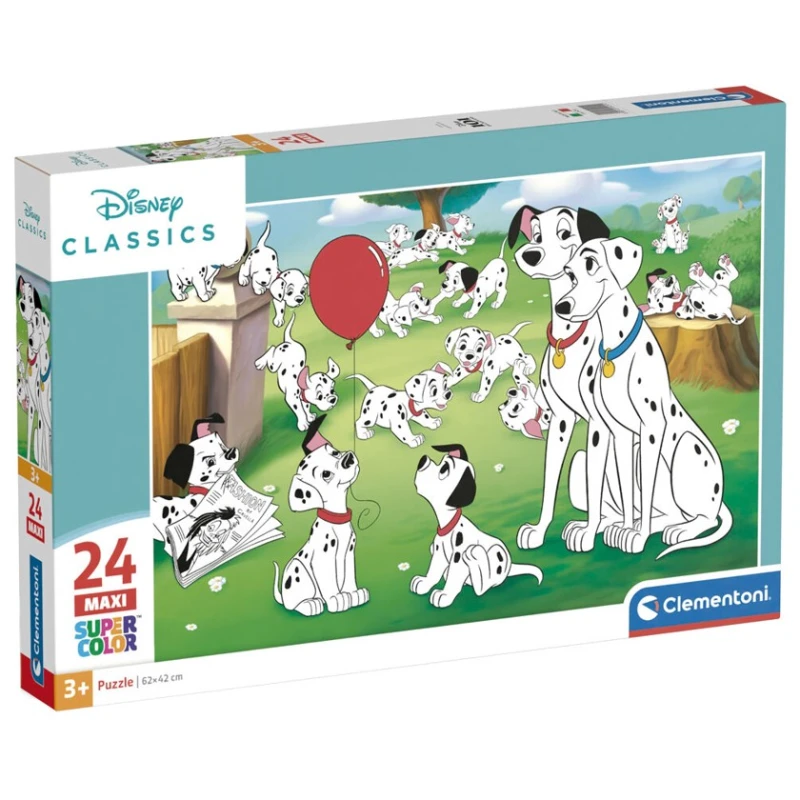 Пазл Clementoni Disney 101 Dalmatian, 3+ лет, 24 деталей
