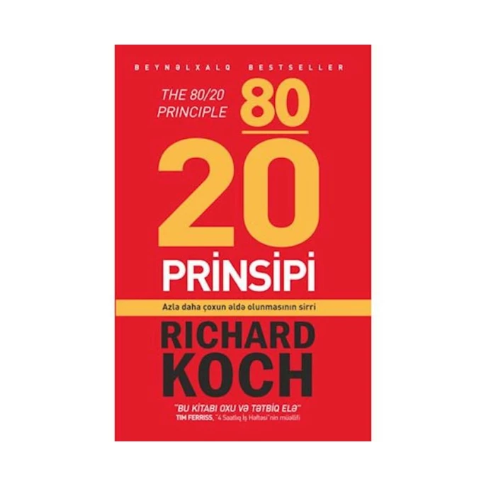 Книга Qanun Nəşriyyatı 80/20 prinsipi, автор Richard Koch Книга Qanun Nəşriyyatı 80/20 prinsipi, автор Richard Koch