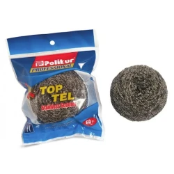 Qab yuma üçün süngər Polikur Professional, gümüşü