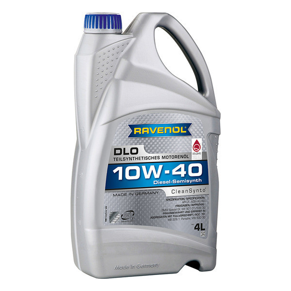Моторное масло Ravenol DLO SAE 10W-40, 4 л