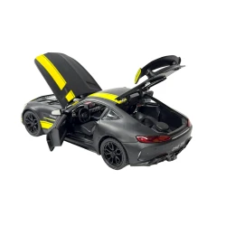 Oyuncaq maşın Merc V8 Turbo, qara/sarı