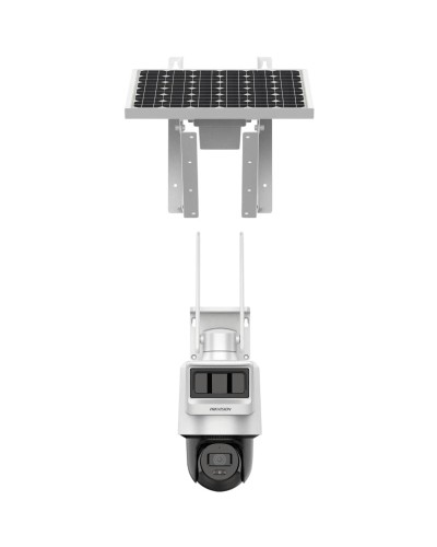 Камера с солнечной панелью Hikvision DS-2DE2C400IWG-K/4G/C05S10