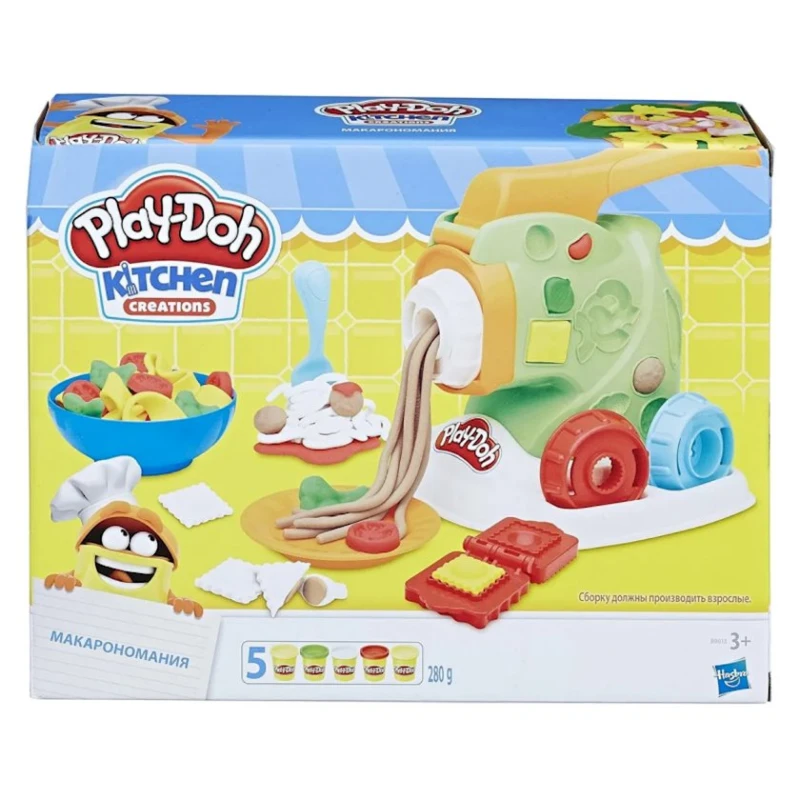 Yapma üçün dəst Play-Doh Əriştə üçün maşın PK1640, 3 yaşdan, dağılmır, rəngbərəng Yapma üçün dəst Play-Doh Əriştə üçün maşın PK1640, 3 yaşdan, dağılmır, rəngbərəng