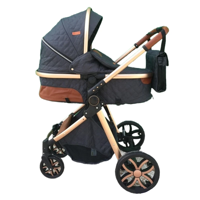 Детская коляска TG110 Black, черный