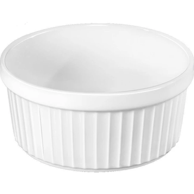 Ramekin Wilmax WL-996135, 10.5x5 sm, farfor, ağ