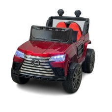 Uşaq elektrik avtomobili Lexus 2166, qırmızı, 2+ yaş