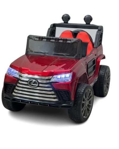 Uşaq elektrik avtomobili Lexus 2166, qırmızı, 2+ yaş